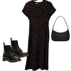 Vintage 90s Star MIDI dress